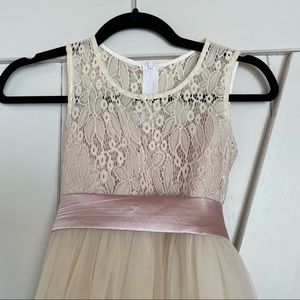 Custom Made Flower Girl Dress